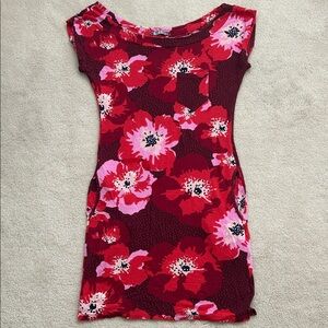 Vibrant Floral Mini Dress